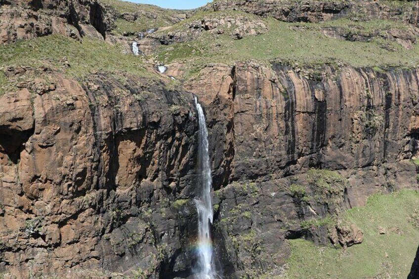 One of the many smaller waterfalls
