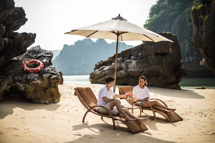 2 Days Explore Bai Tu Long Bay with High-end Private Cruise