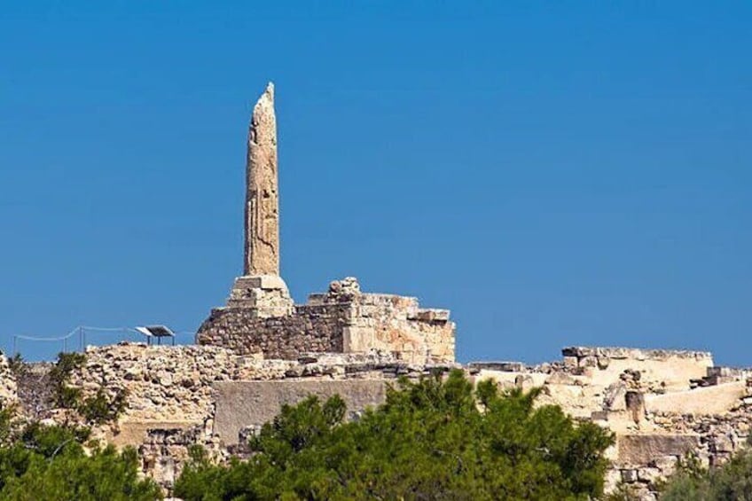 The Sanctuary of Apollo and Walking Town of Aegina Town