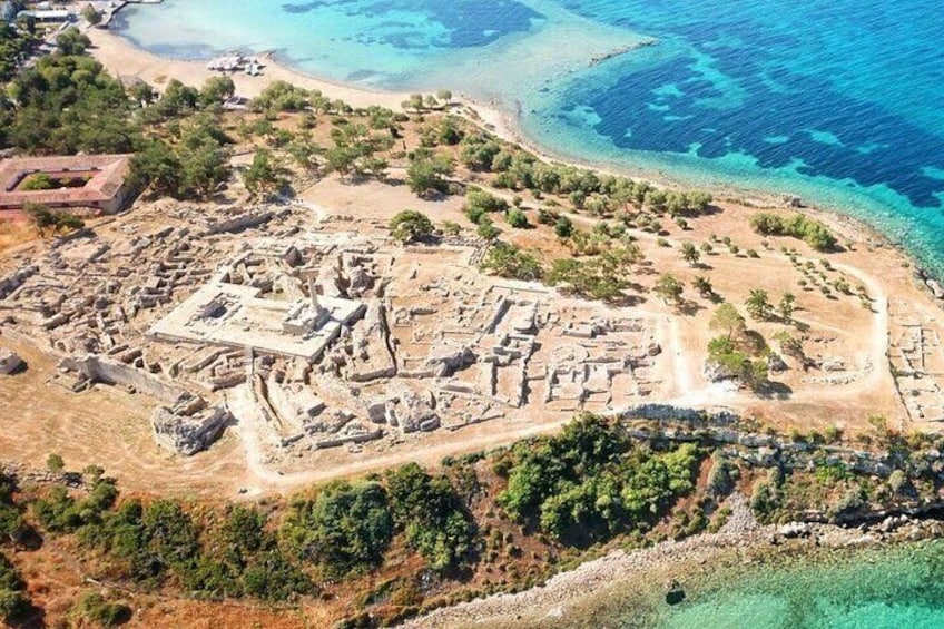 The Sanctuary of Apollo and Walking Town of Aegina Town