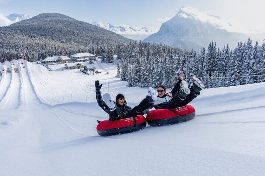 Winter Tubing and Lake Louise Adventure