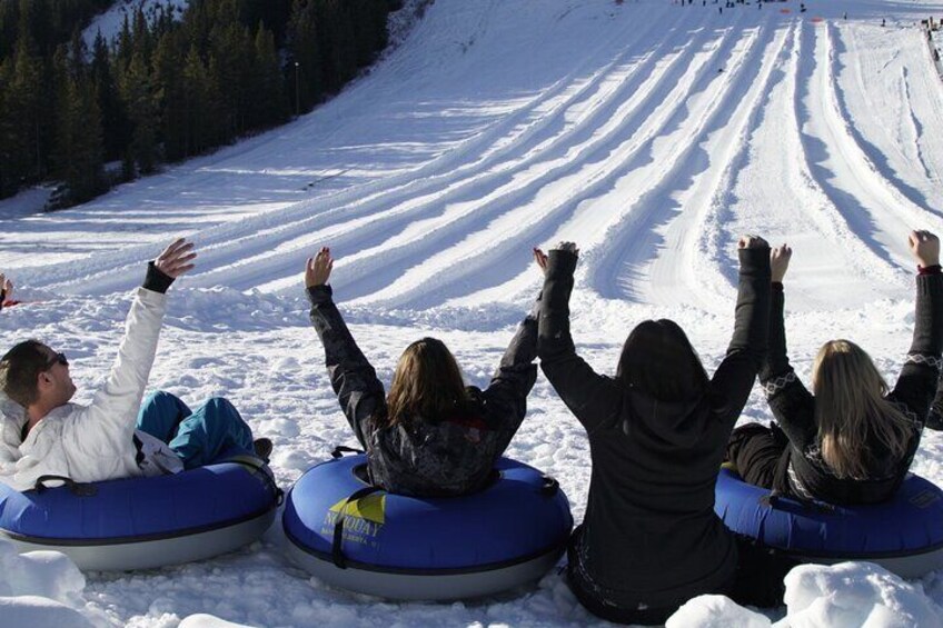 Winter Tubing and Lake Louise Adventure