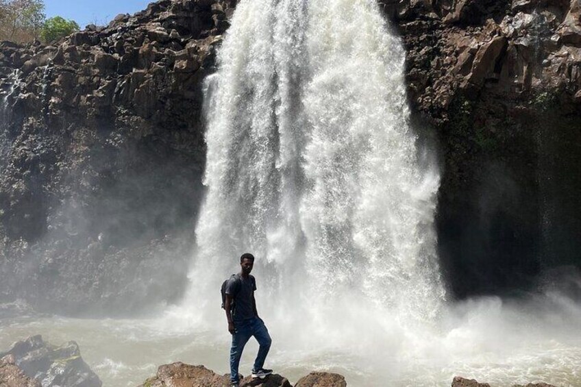 Blue Nile waterfall 