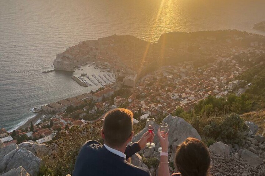 Dubrovnik Sunset Wine Tasting At Panorama Point