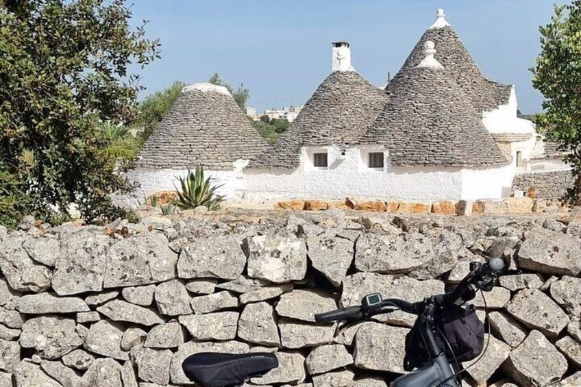 E-bike tour between Locorotondo, Cisternino and Martina Franca