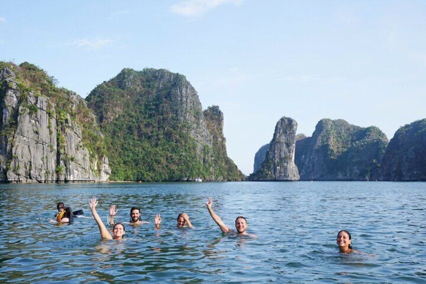 From Halong: Private Canoe Discover Lan Ha Bay in 2 Hours
