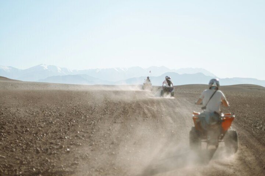 Agafay Desert Quad Bike, Camel Ride, Dinner under Stars