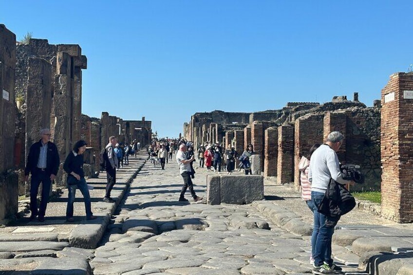 From Rome All Inclusive Pompeii and Wine Tasting Tour