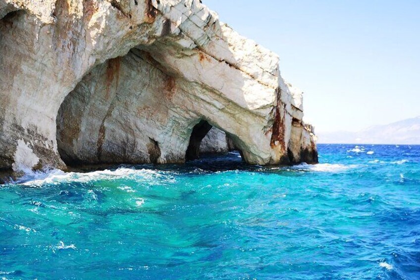 Zakynthos Xigia, Navagio Shipwreck and Blue Caves Boat Tour