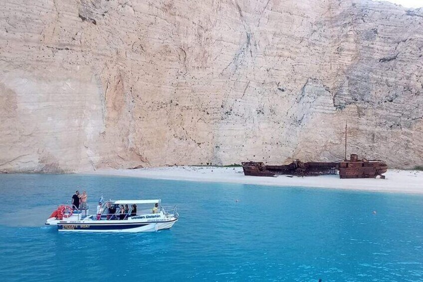 Zakynthos Xigia, Navagio Shipwreck and Blue Caves Boat Tour