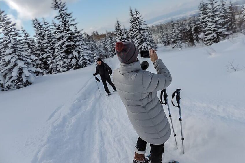 Capture the Beauty of Furano’s Winter Wonderland on Snowshoes!