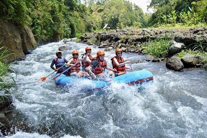 Explore White Water Rafting on the Telaga Waja River with Lunch