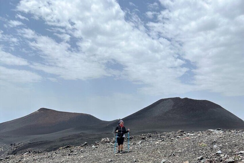 Guided Etna Tour in the morning with pick-up from Catania