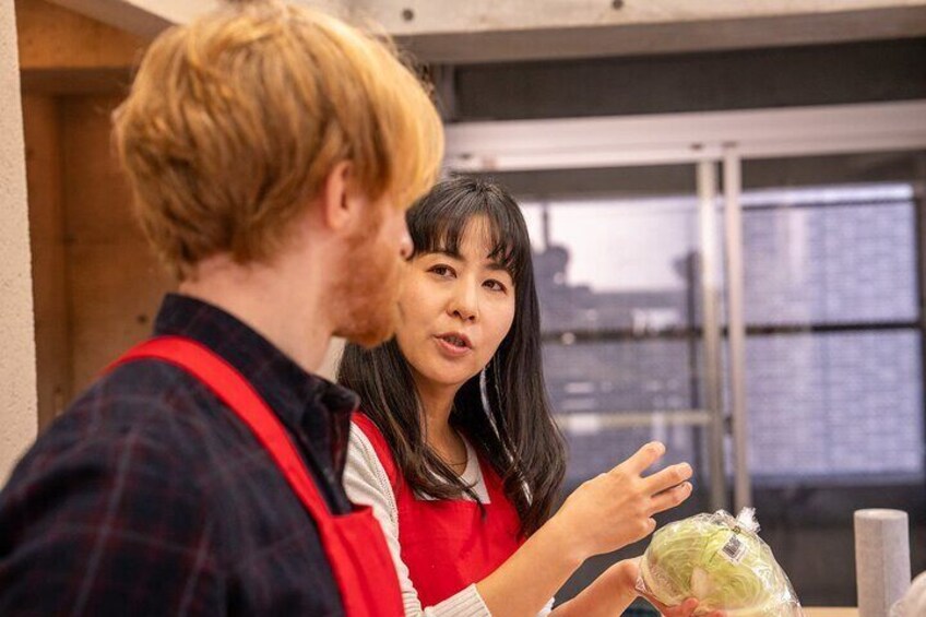 Osaka Cooking Class and Sake Tasting with Local Supermarket Visit