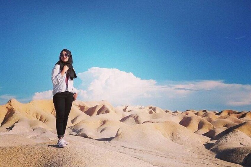 Blue lake and Dunes of Bintan