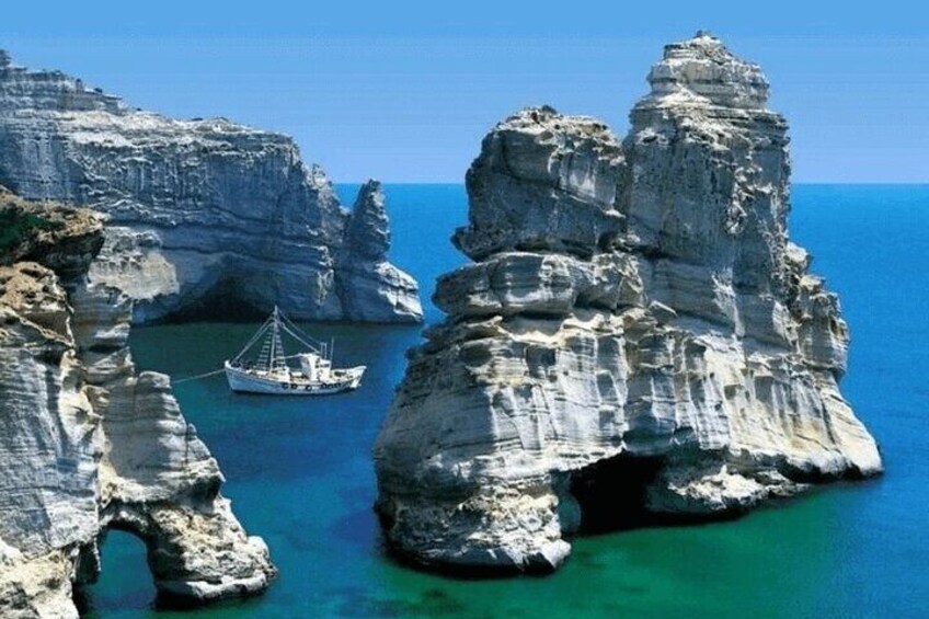Milos 8 Hours Cruise All Around Milos