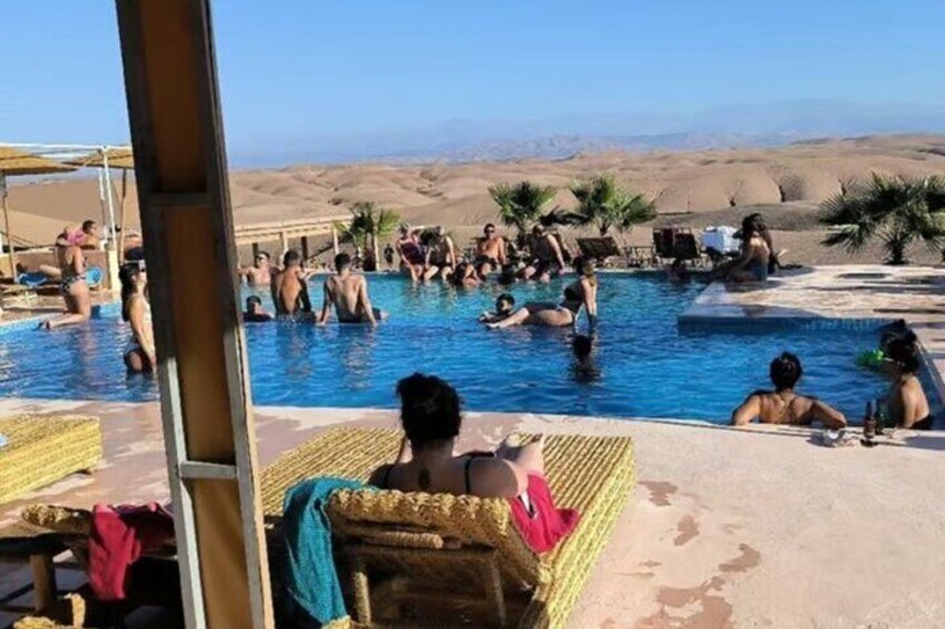 Agafay Desert, Quad, Camel, Pool and Dinner Show From Marrakech