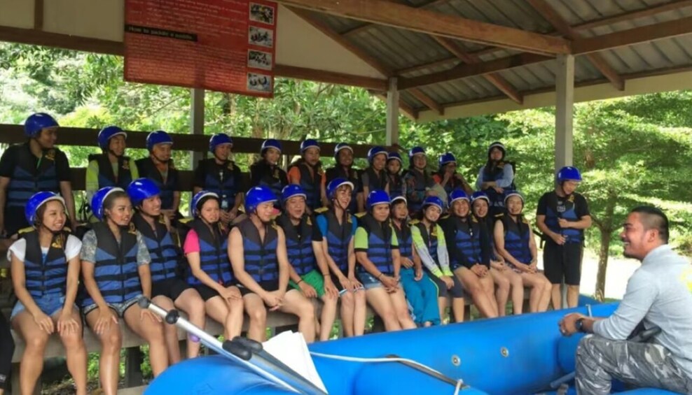 Rafting in Phang Nga Bay: 5km Rapids and Forest Waterfall