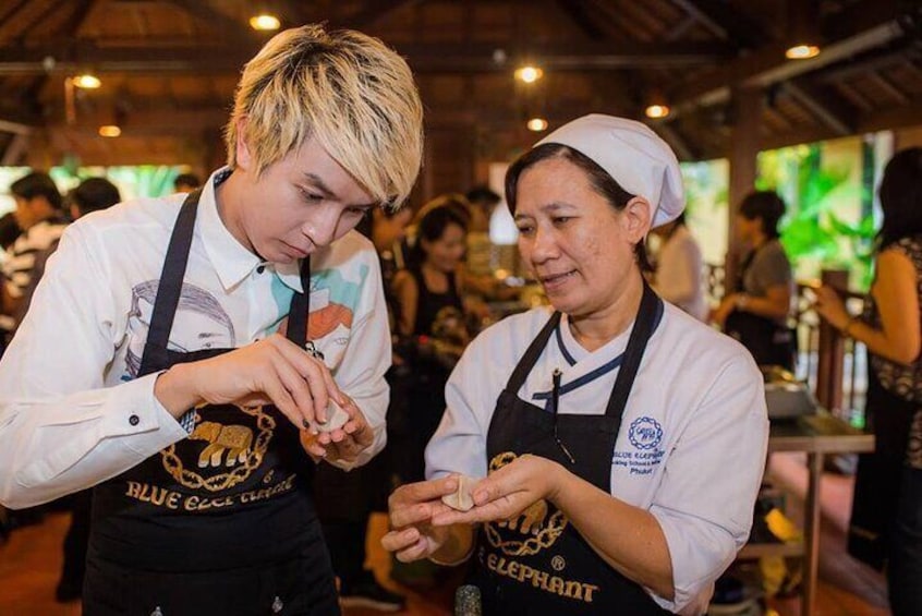 Blue Elephant Sathorn Bangkok Cooking School with Michelin Guide