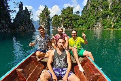 Cheow Lan Lake Tour with Diamond Cave Kayaking from Phuket