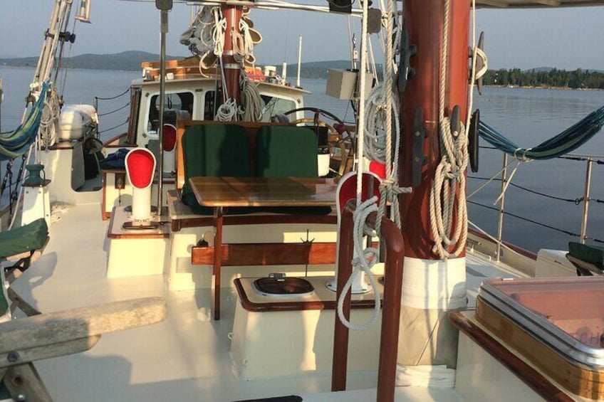 Bonnie Lynn's flush deck is easy for all ages to navigate