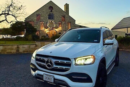 2 to 5 Guests Fredericksburg Private Mercedes SUV Wine Tour