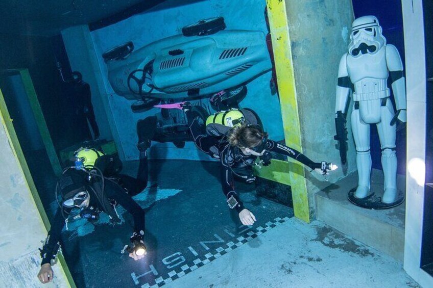 Dive deep and explore the various sections of Deep Dive Dubai!