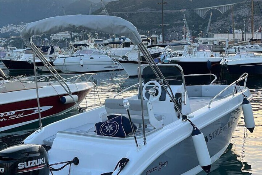 Boat Rental from Salerno on the Coast License Not Required