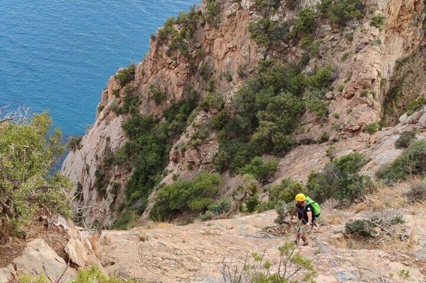 Masua Dry Canyoning in the Porto Flavia Canal