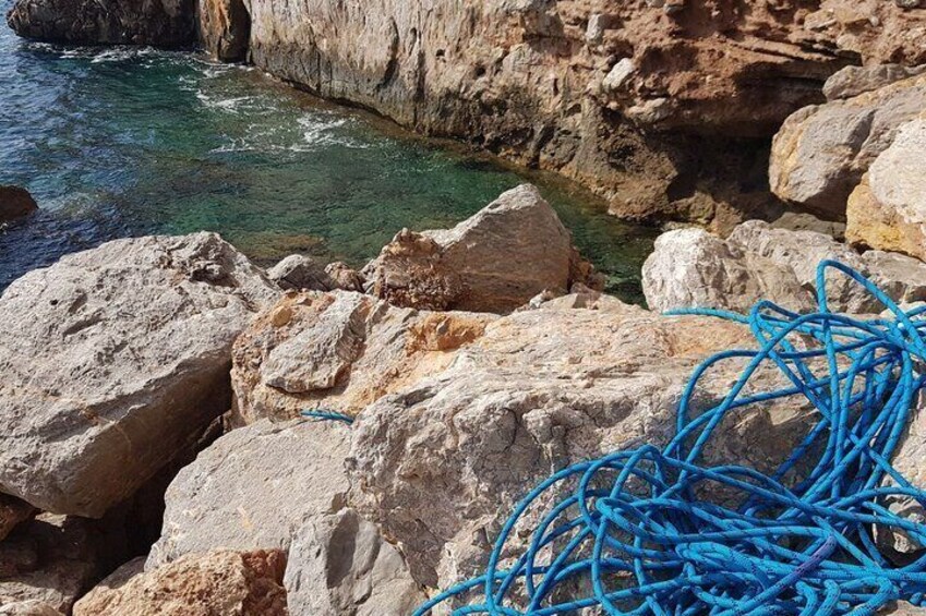 Masua Dry Canyoning in the Porto Flavia Canal