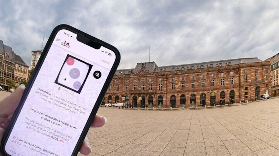 Team escape game robbery in Strasbourg in Alsace