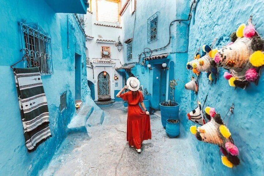 Fes to Tangier 2 Days Tour in Chefchaouen via Volubilis