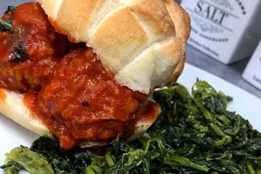 Cook and Eat Neapolitan Meatballs with a Gulf of Naples View