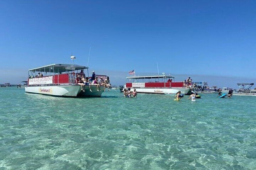 SunVenture Catamarans cruising the Destin, FL waters. 