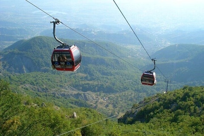 Sky High on Dajti Cable Car Ride and Nature’s BBQ Feast