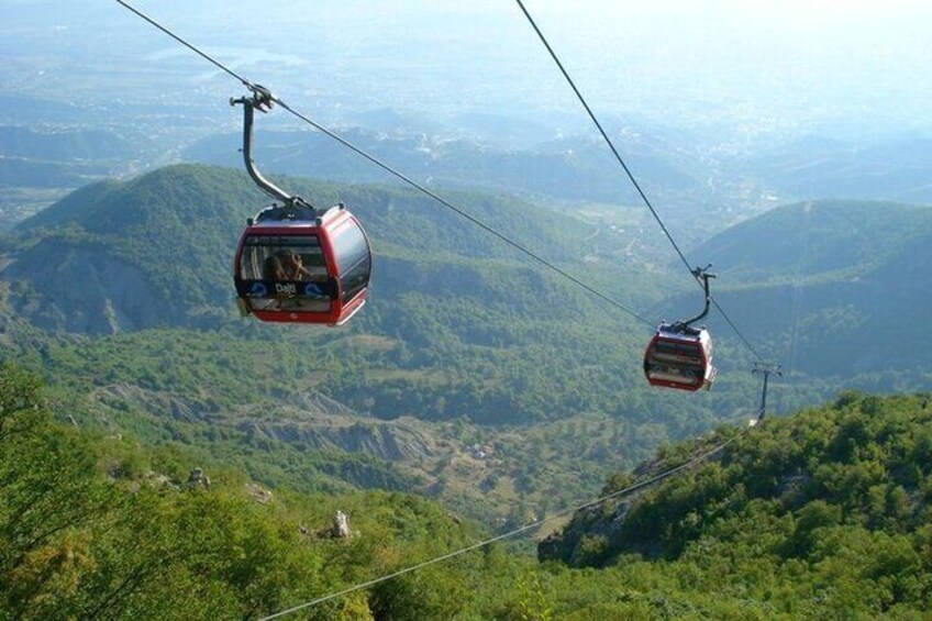 Sky High on Dajti Cable Car Ride and Nature’s BBQ Feast