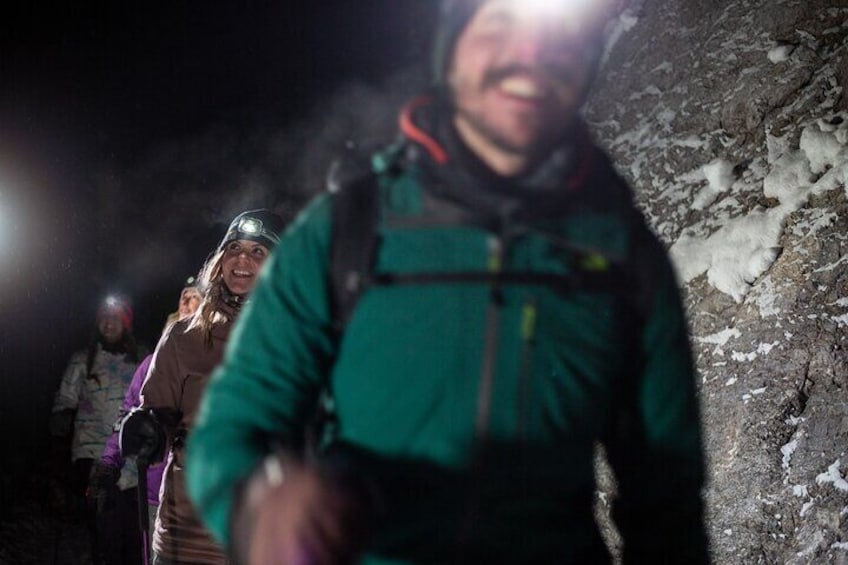 Private Night Hiking and Star Gazing in the Canadian Rockies