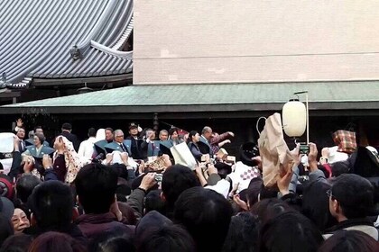 Tokyo Setsubun soybean scattering and Ehomaki hand roll sushi