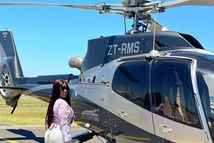 Cape Town Helicopter Tour: ATLANTIC COAST-Hotel pickup&drop incl.