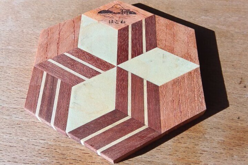 Traditional Yosegi Coaster Making 