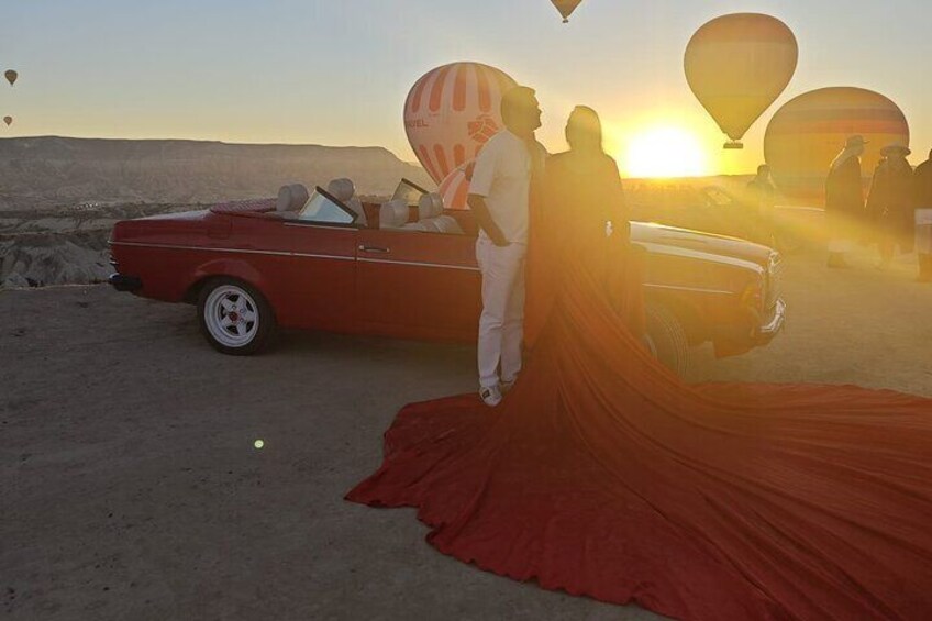 Cappadocia Classic Car Tour at Sunrise Daytime and Sunset