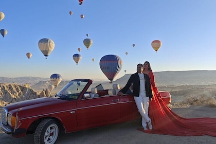 Cappadocia Classic Car Tour at Sunrise Daytime and Sunset