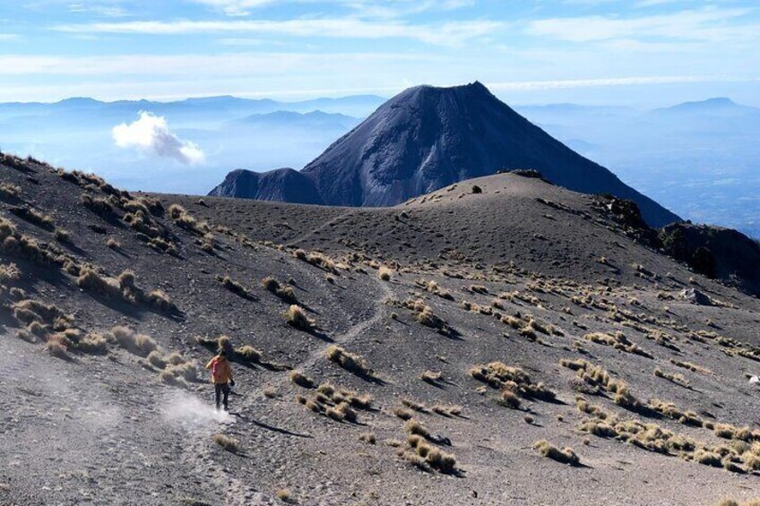 View of the volcano 