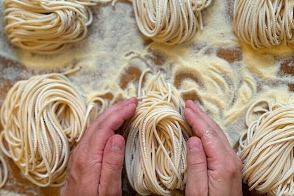 Sicilian cuisine in Catania at the home of a local