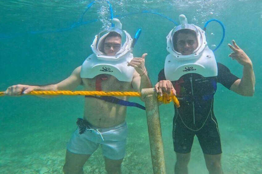 Costa Maya's Unique Underwater Helmet Adventure with SeaTrek