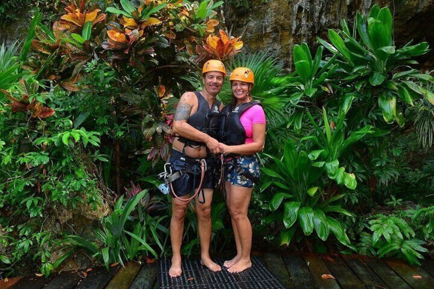 Cancun Adrenaline Day for Cenote Zipline and ATV