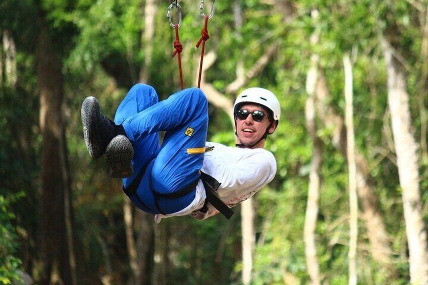 Cancun Adrenaline Day for Cenote Zipline and ATV