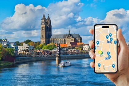 Self-guided scavenger hunt and city rally in Magdeburg