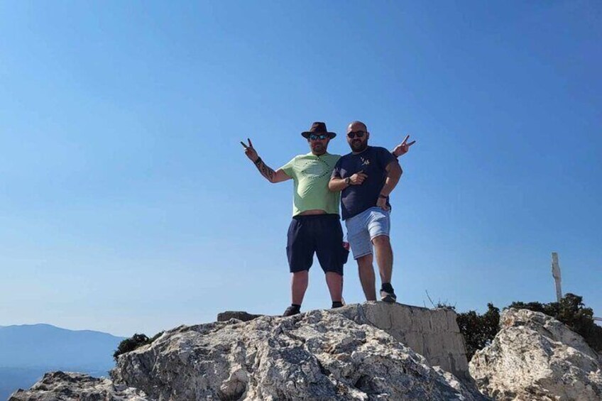 Mount Juktas, the observatory of CRETE ZEUS face mountain