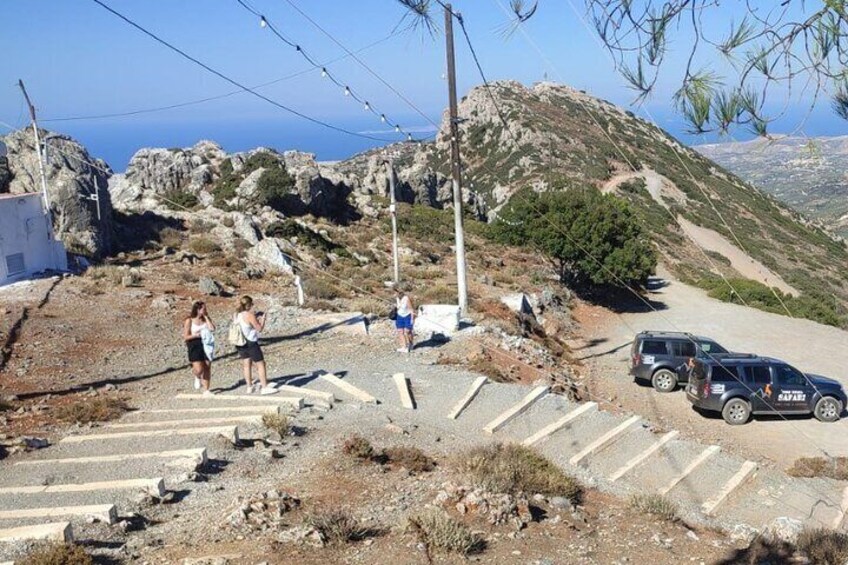 Mount Juktas, the observatory of CRETE ZEUS face mountain